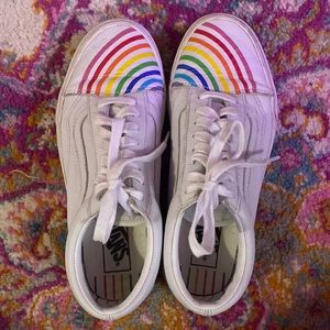 Vans Flour Shop rainbow sneakers
